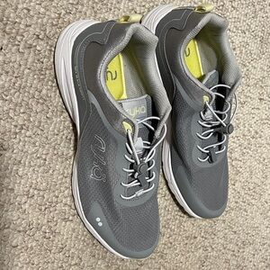 Ryka Women’s Athletic Shoes in Gray and Black Yellow